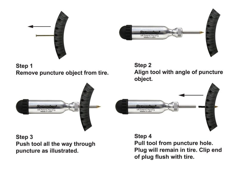 Dynaplug Tubeless Tire Repair Tool Kit - PRO Aluminum - Made in USA - Image 4